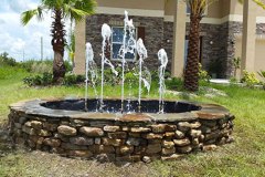 residential fountain jet