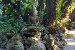 Statue landscaping