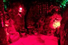 Rock cave lighting