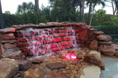 Color waterfall lighting