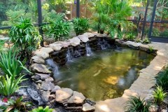Cascading Waterfall pond