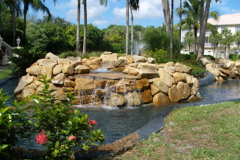 rock waterfall naples