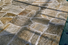 Flagstone patio St James 2