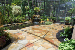 Flagstone patio