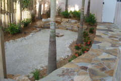 flagstone walkway