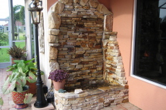 water wall Cherry log