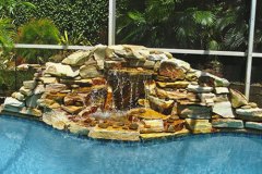 Flagstone waterfall