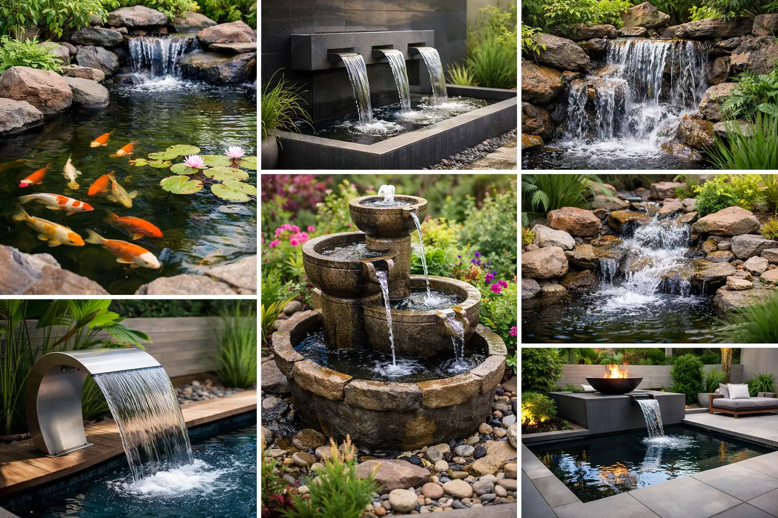 7 Best Backyard Water Feature Styles