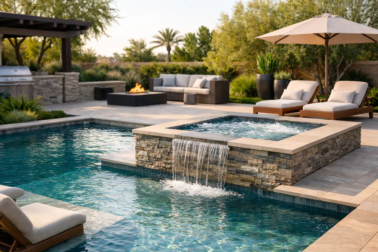 Pool and Spa Backyard Design That Lasts