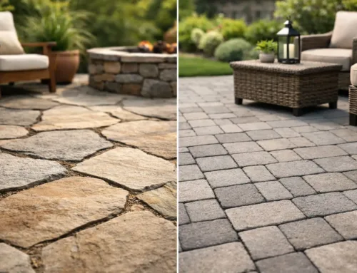Flagstone Patio Versus Pavers