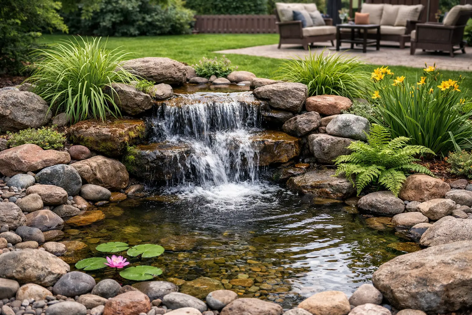 How to Add a Backyard Waterfall