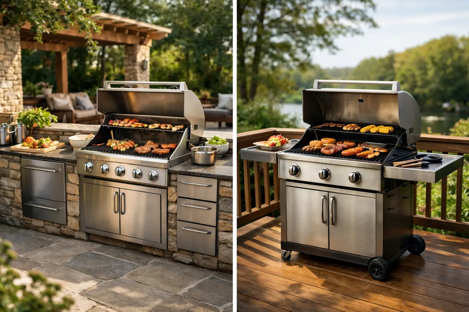 Outdoor Kitchen vs Grill: Which Fits You?