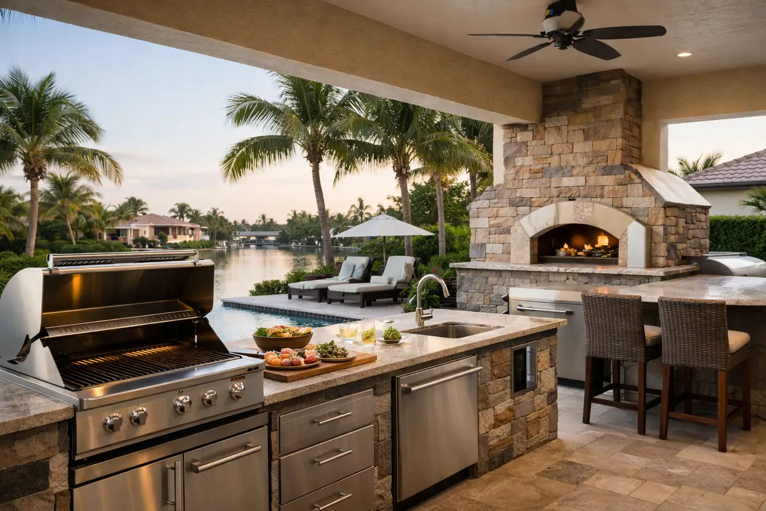 Bonita Springs Outdoor Kitchen Installers