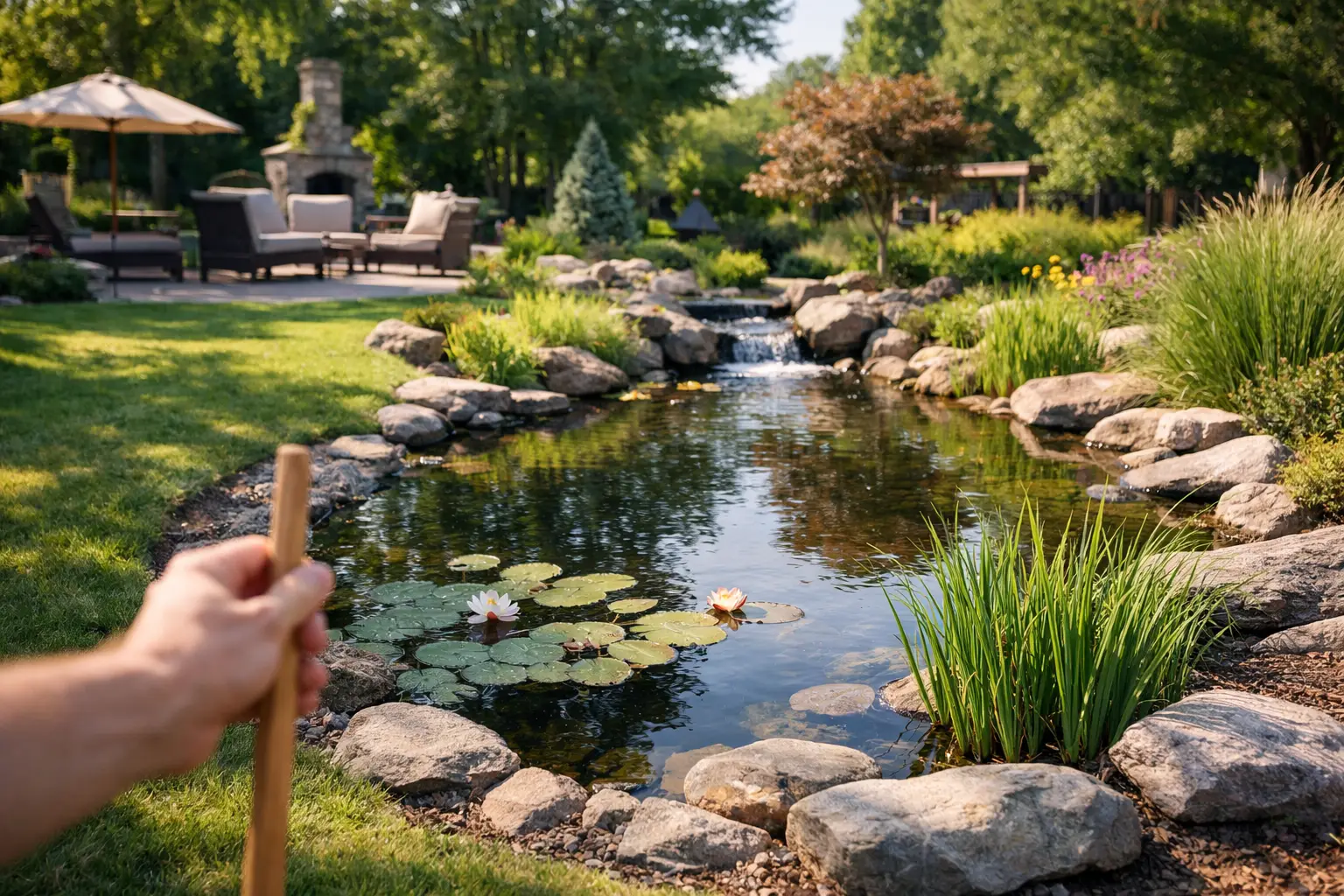 How to Choose Pond Location for Your Backyard