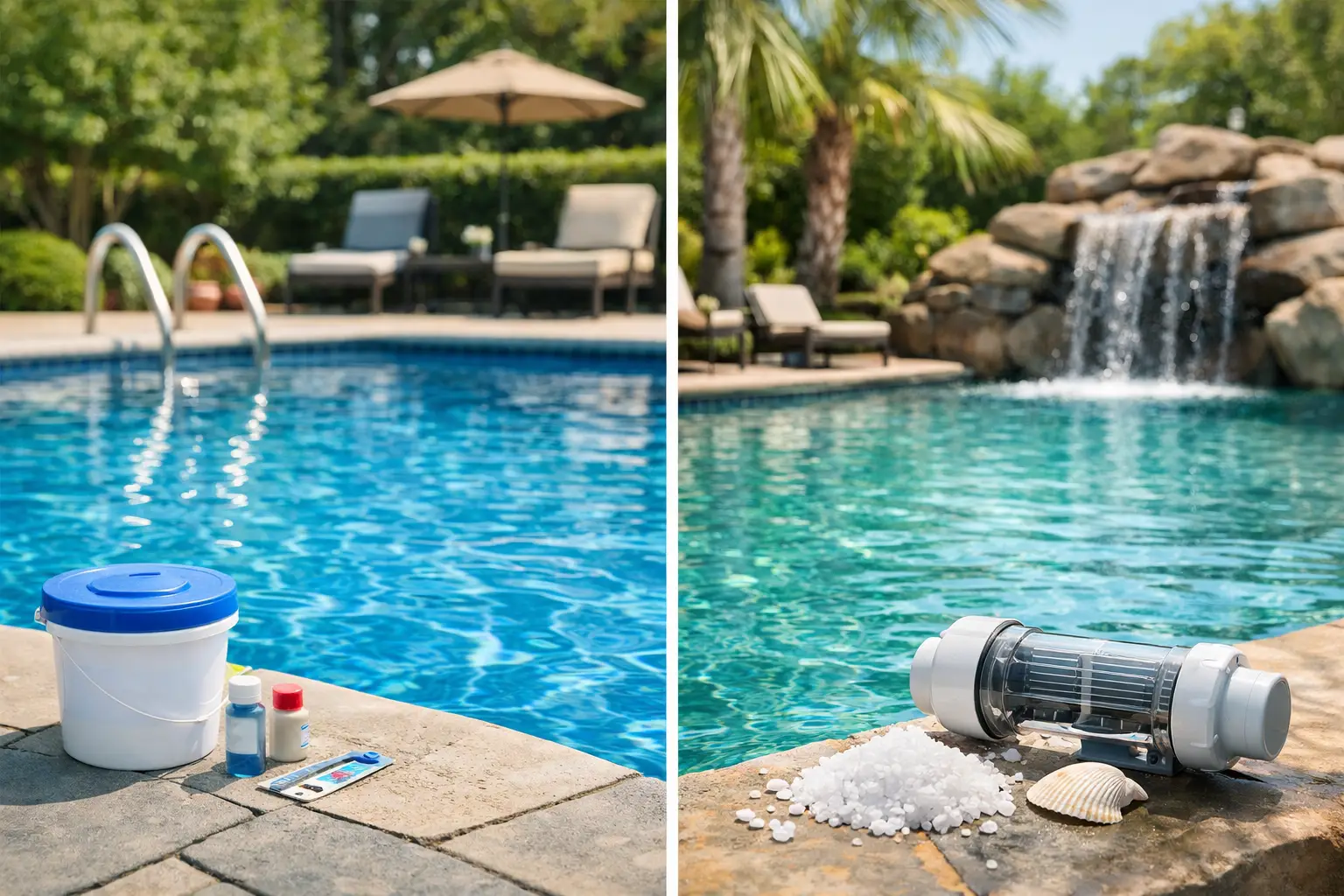 Chlorine Pool Versus Saltwater Pool for Your Backyard