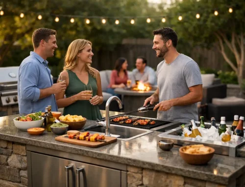 Outdoor Kitchen Islands That Bring People Together