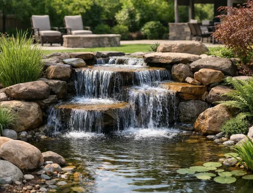 Waterfall Installation Example for a Calmer Backyard