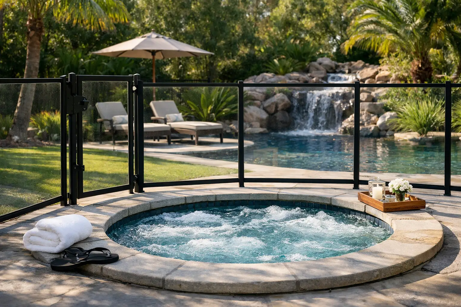 Spa Fence Requirements for a Safer Backyard