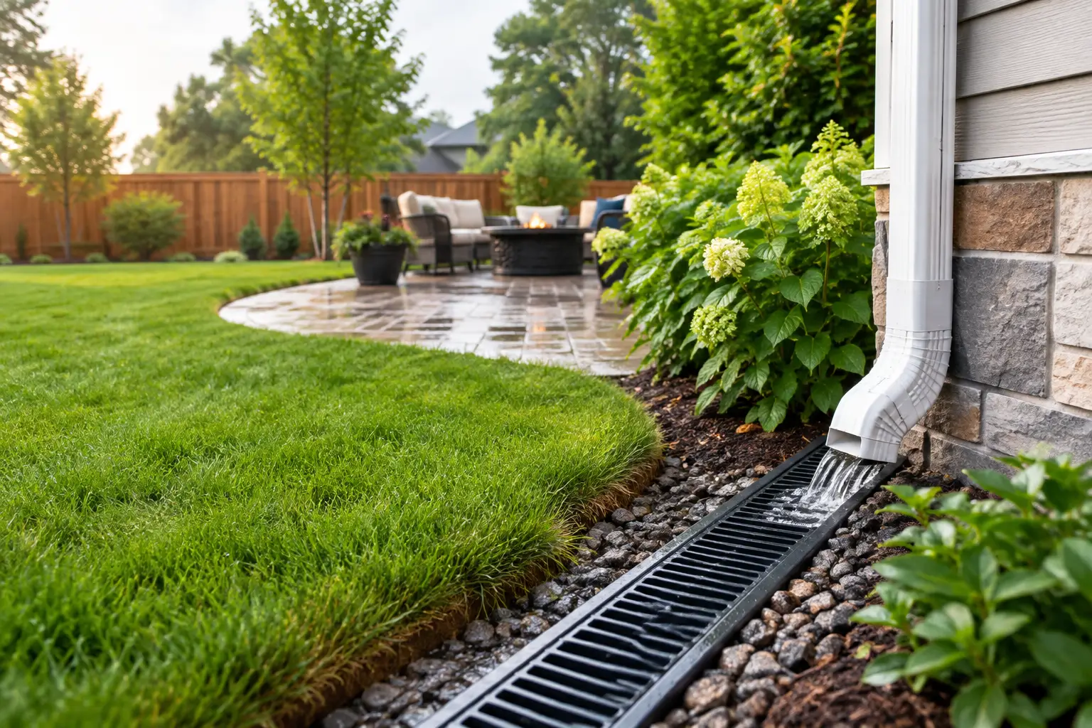 Backyard Drainage That Protects Your Retreat